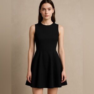 Banana Republic Black Jumper Dress | Size 4 | Dark Academia Classic